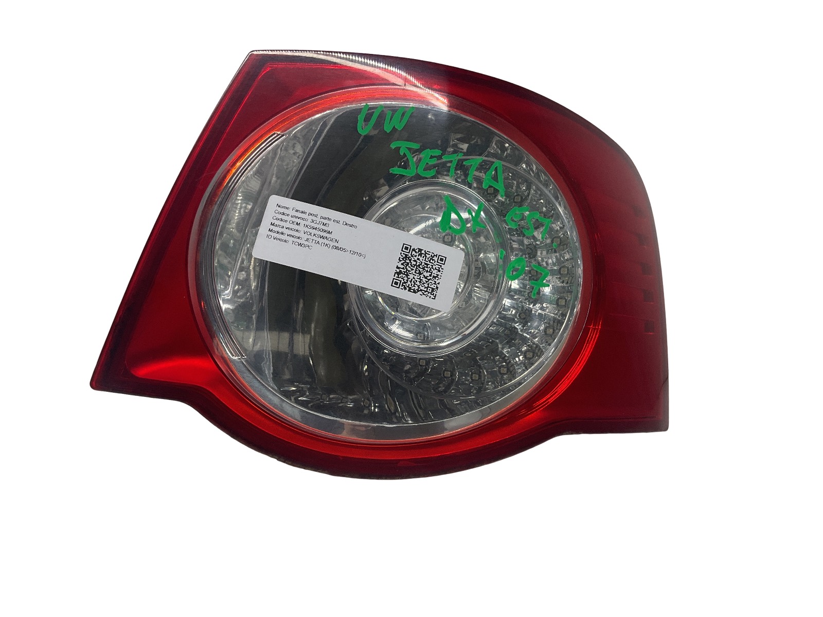 Fanale Post. Parte Est. Destro 1K5945096M Usato