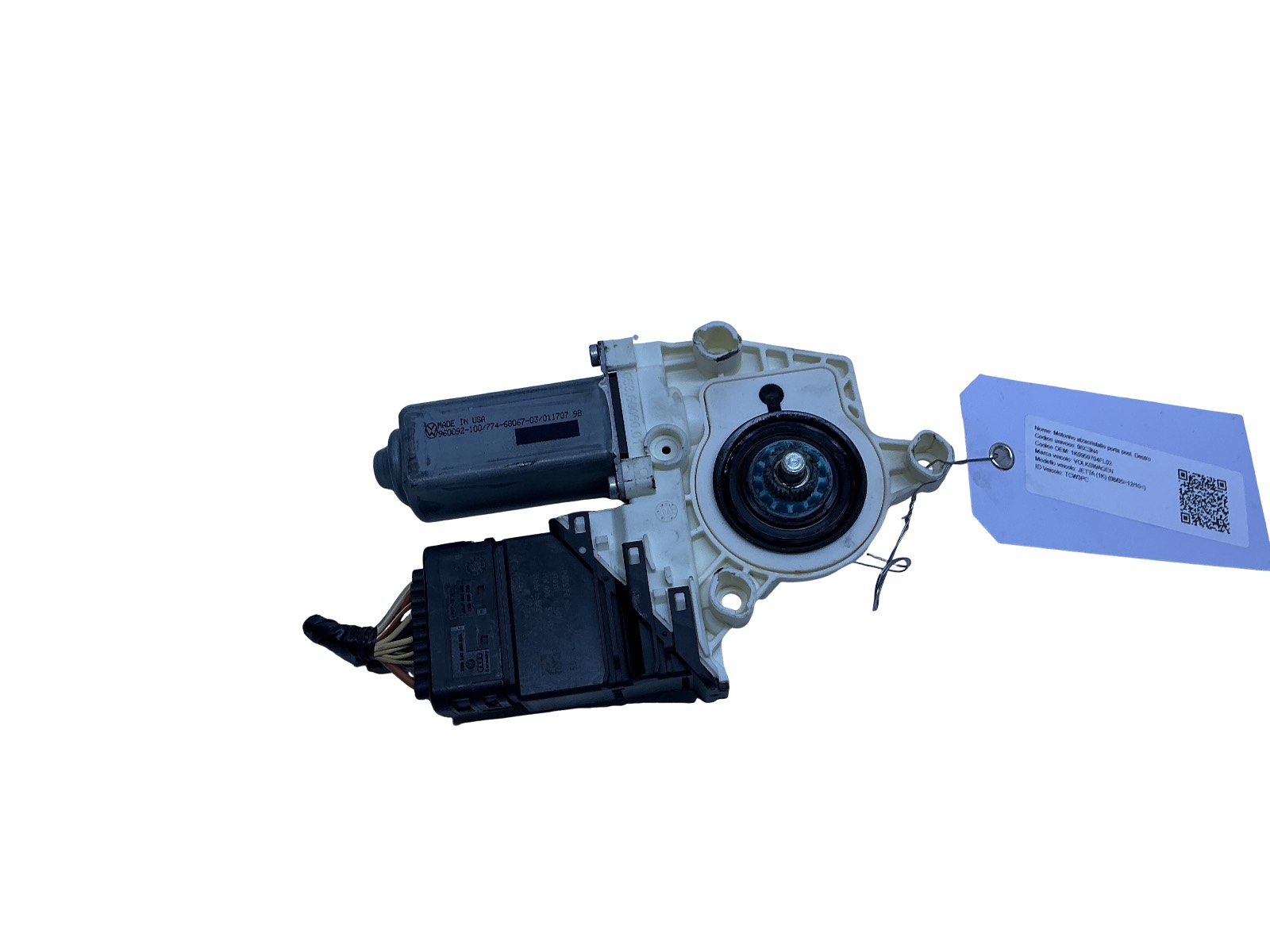Motorino Alzacristallo Porta Post. Destro 1K0959704FL02 Usato