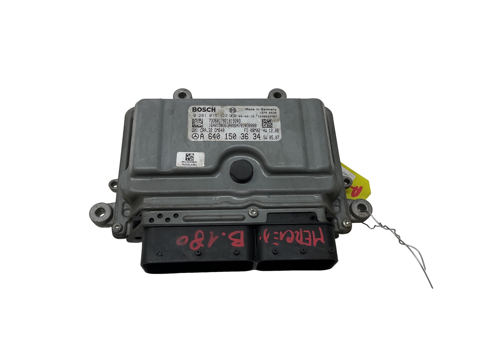 Centralina Iniezione (Bosch) A6401500891 0 281 015 122 Usato