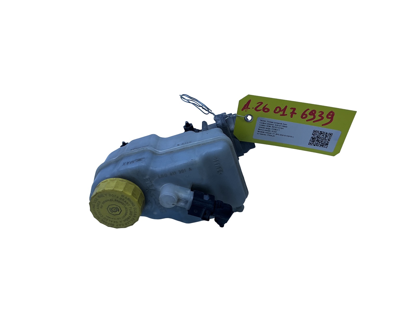 Pompa Comando Freni (Fte Vw Volkswagen) 6R1611019A Usato