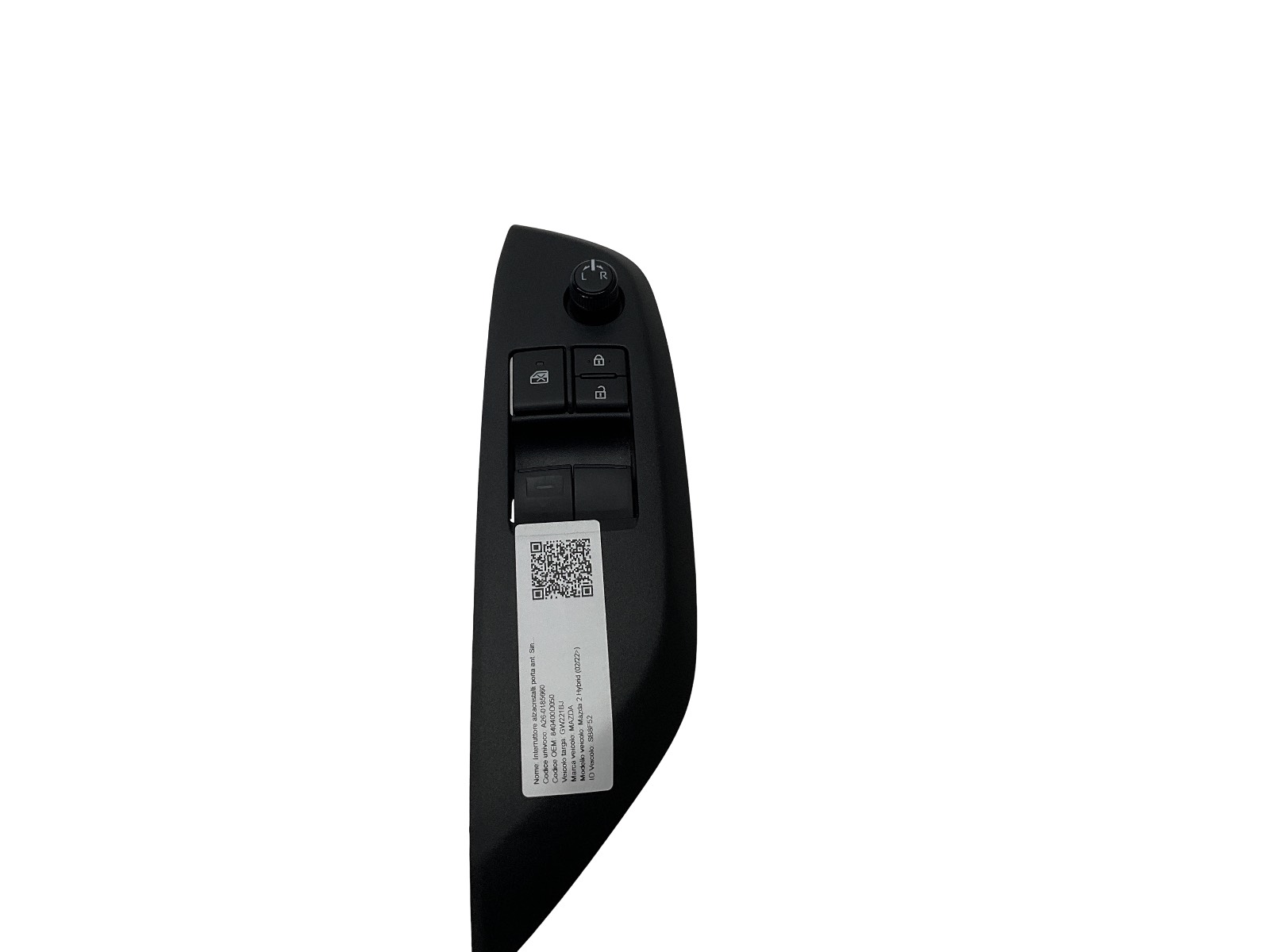 Interruttore Alzacristalli Porta Ant. Sinistro (Mazda Toyota) 840400D050 581112 Usato