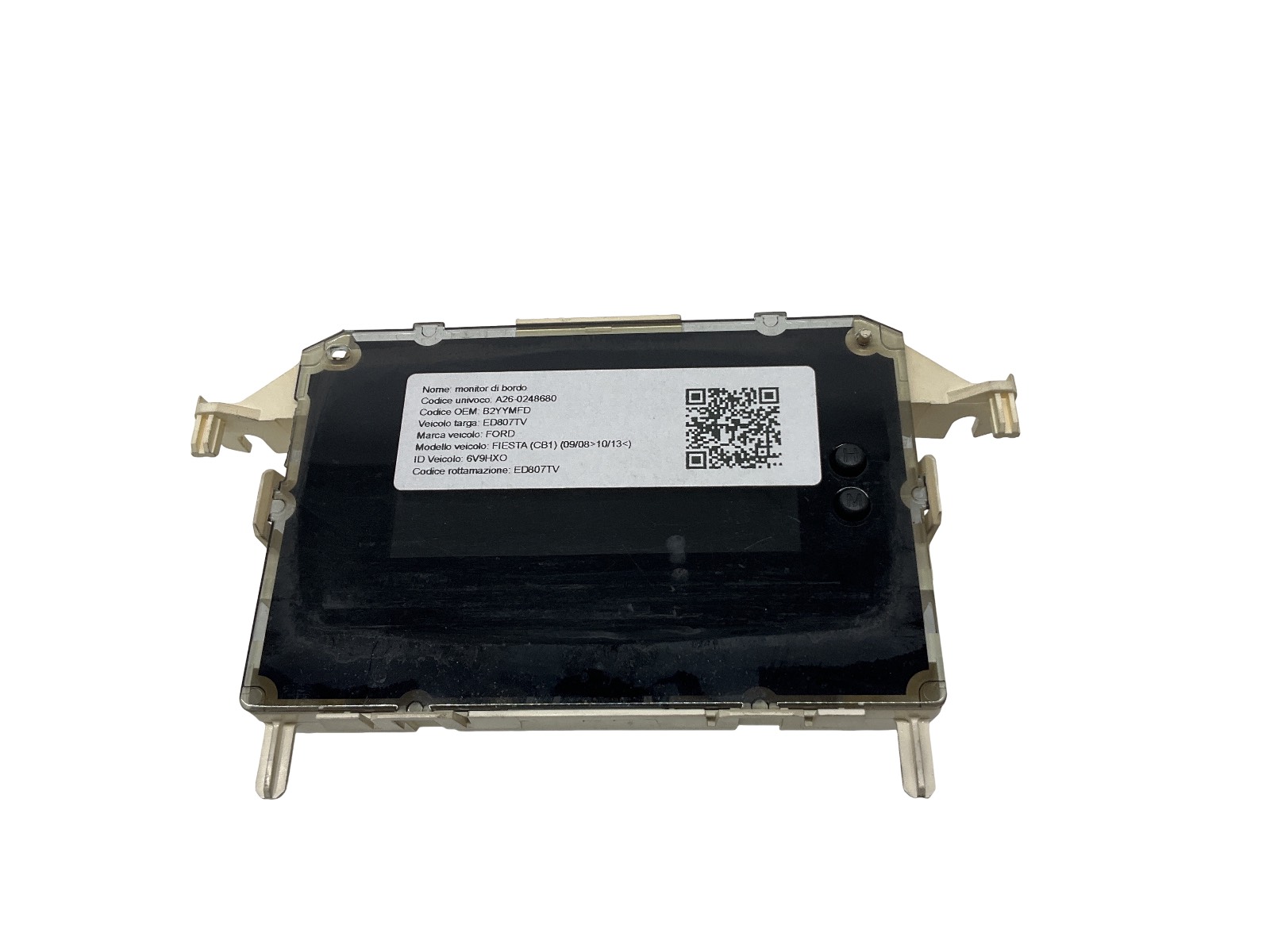 Monitor Di Bordo (Ford Fomoco) B2YYMFD VP8A6F-10A855-D Usato