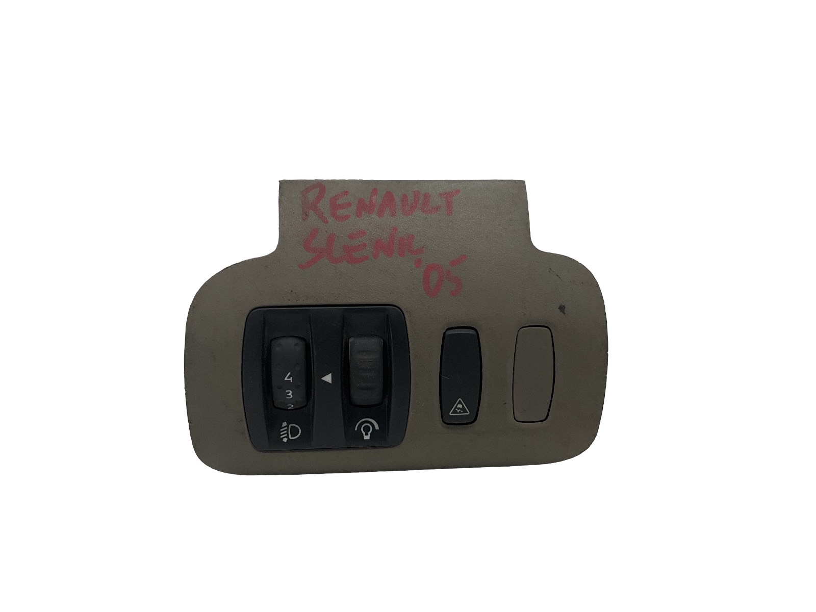 Interruttore Blocco Comando Luci (Renault Faurecia Renault) 08802012 Usato