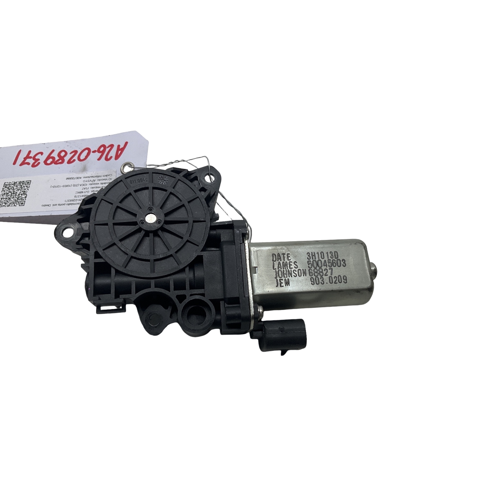Motorino Alzacristallo Porta Ant. Destro (Lames Johnson Jem) 46841278 50045603 Usato