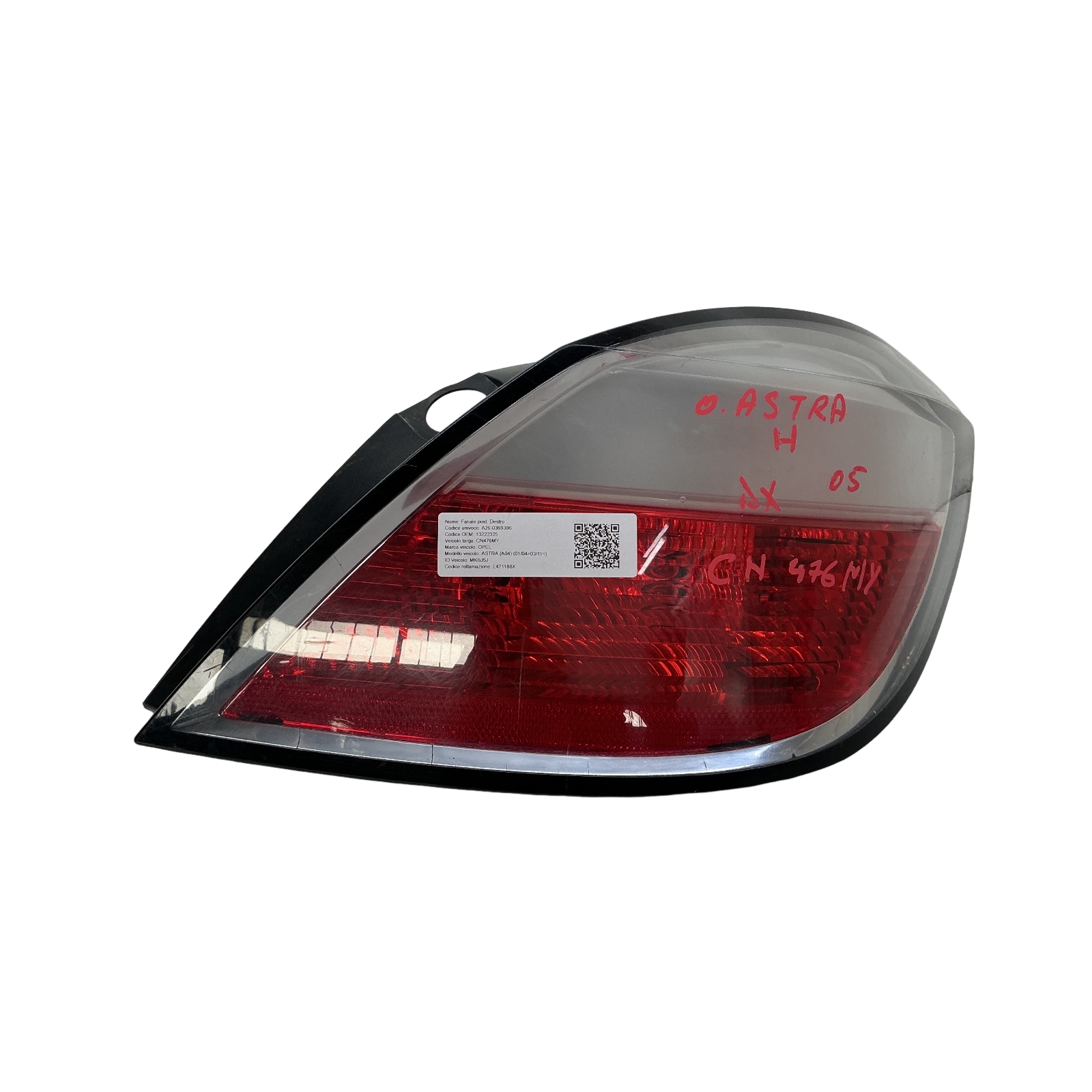 Fanale Post. Destro 13222325 159728 Usato