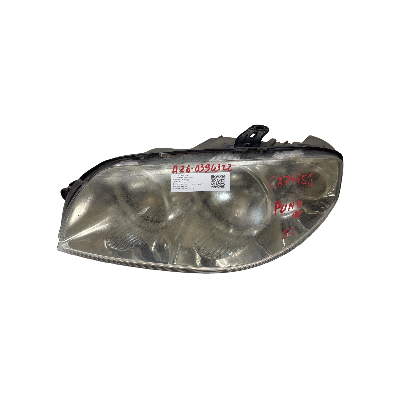 Proiettore Destro (Valeo) 46849354 Usato