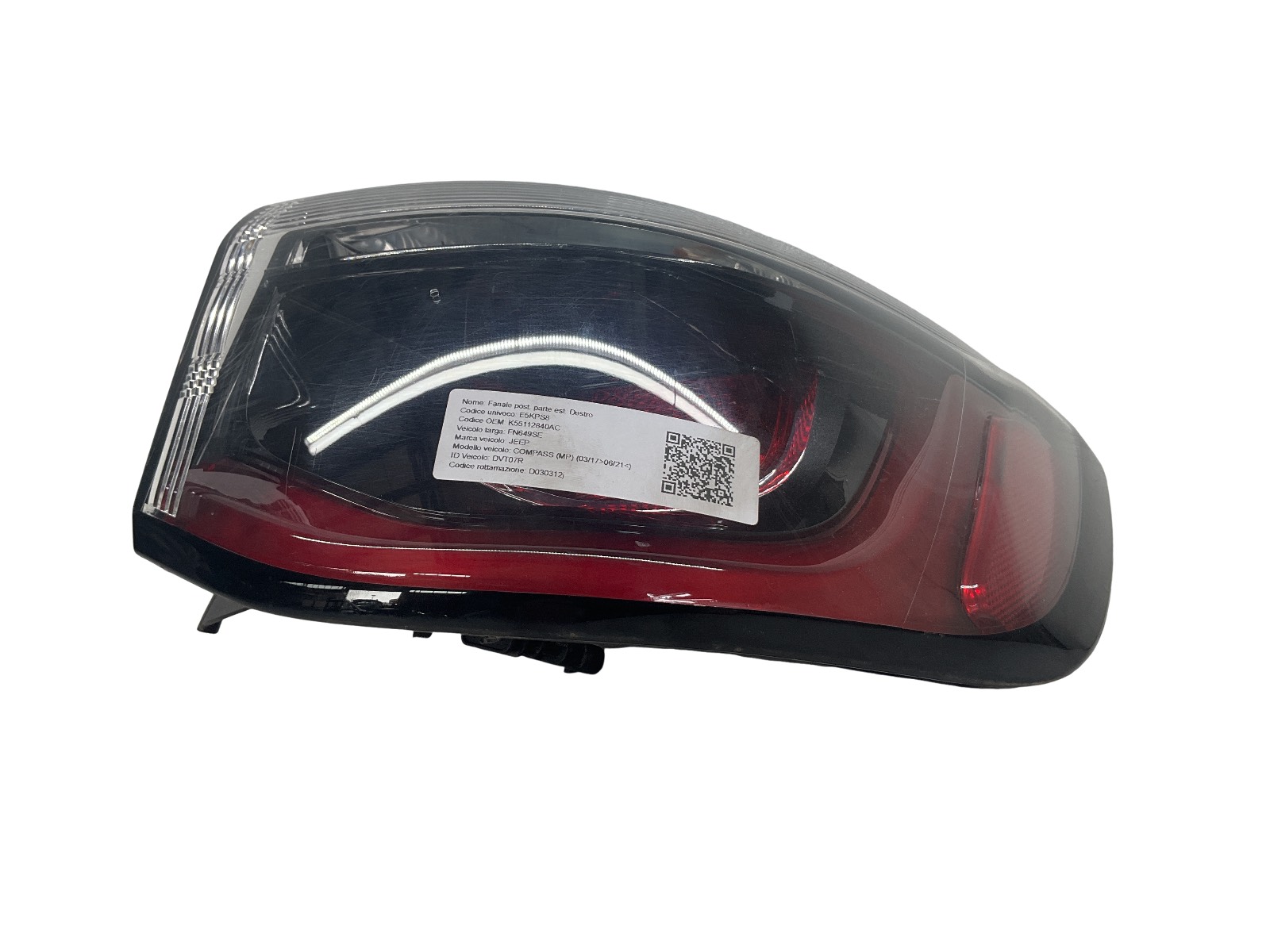 Fanale Post. Parte Est. Destro (Jeep Automotive Lighting) K55112840AC Usato