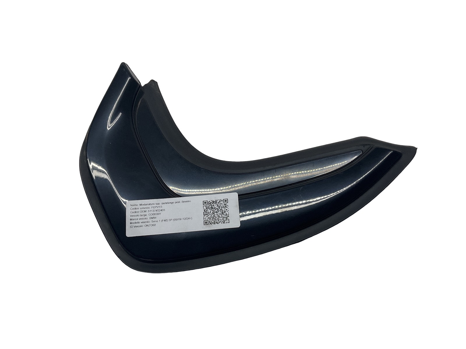 Modanatura Sup. Parafango Post. Sinistro 51137452403 Usato