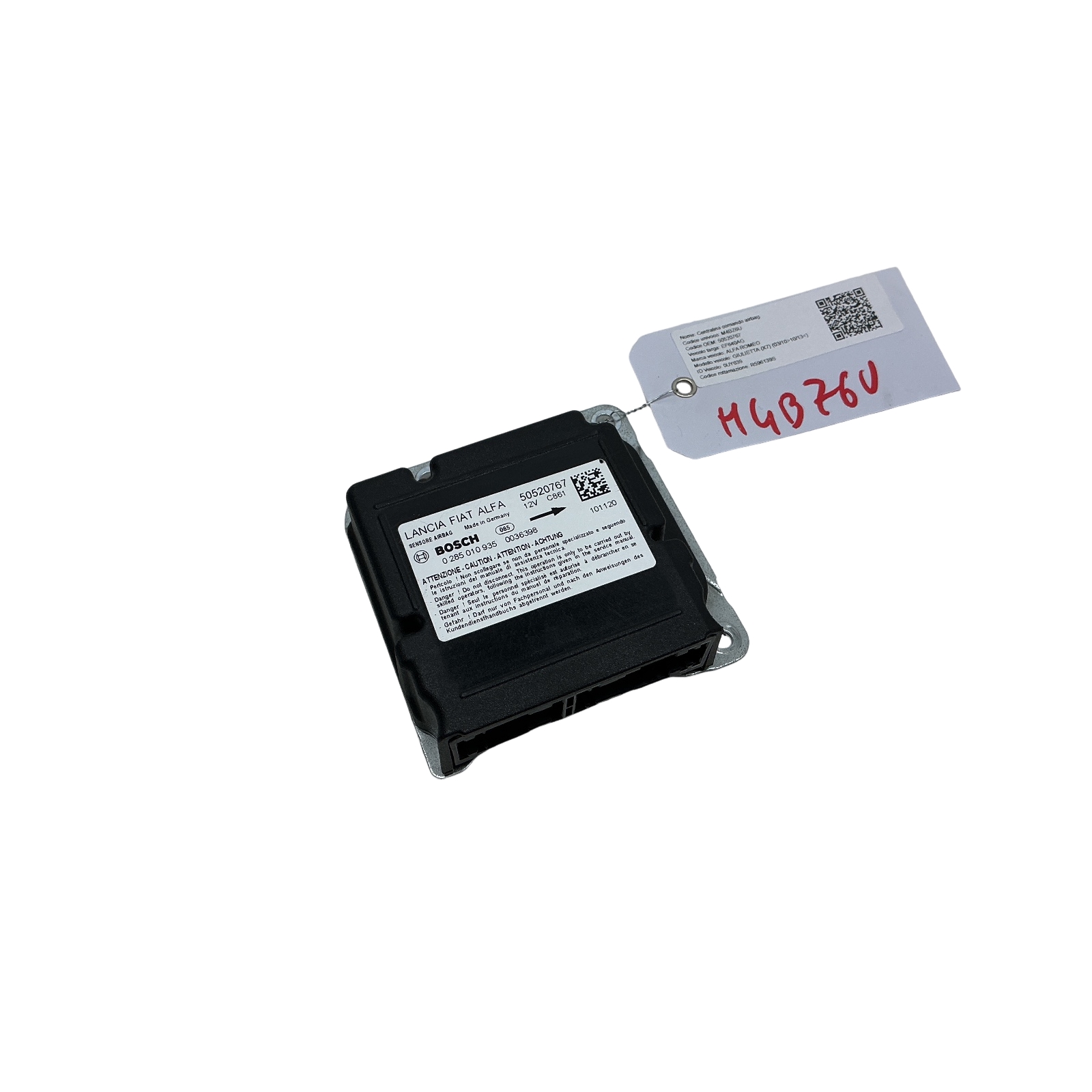 Centralina Comando Airbag (Bosch) 50520767 0 285 010 935 Usato