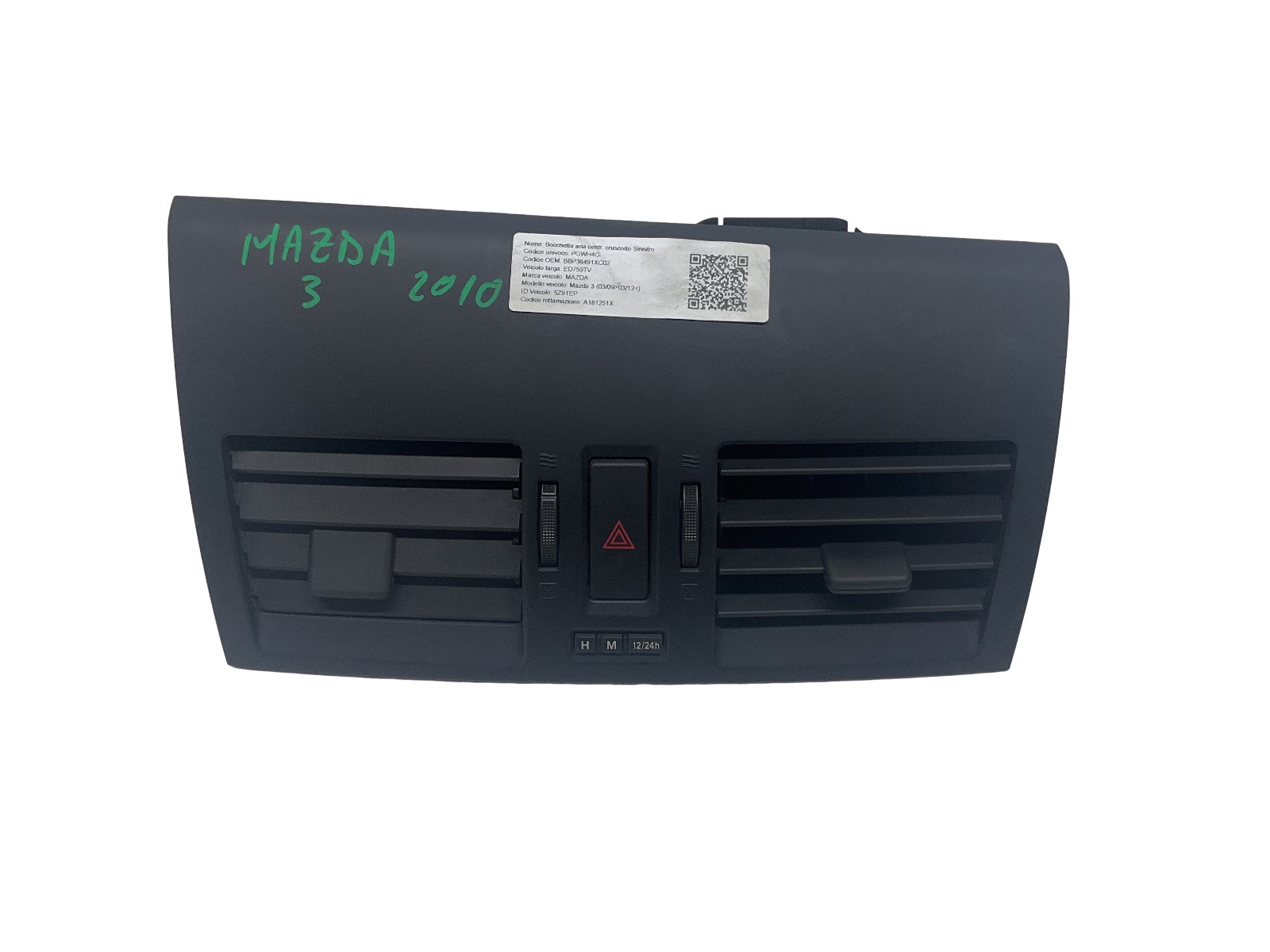 Bocchetta Aria Centr. Cruscotto Sinistro BBP36491XC02 Usato