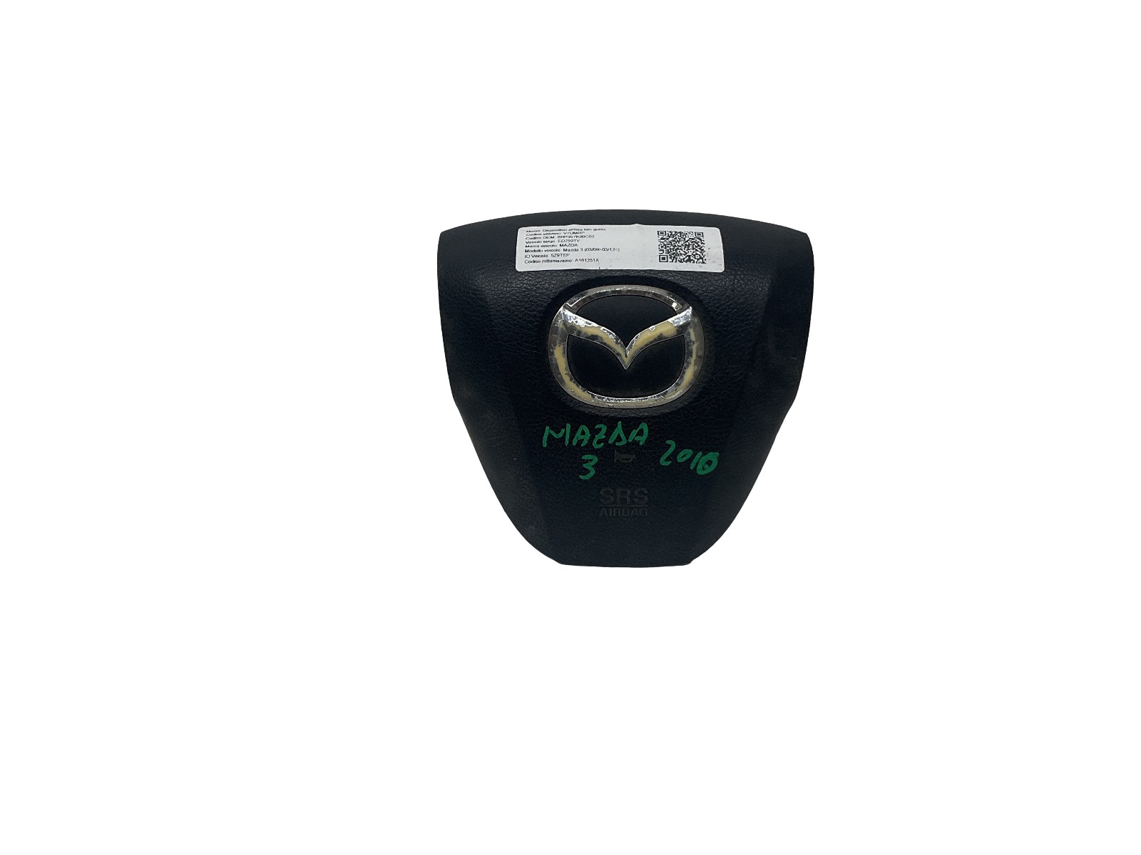Dispositivo Airbag Lato Guida BBP357K00C02 Usato